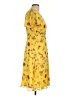 Forever 21 100% Polyester Floral Yellow Casual Dress Size L - photo 4