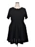 Emery Rose Solid Black Casual Dress Size 3XL - photo 1
