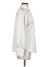 French Connection Stripes Ivory Long Sleeve Blouse Size S - photo 4