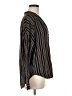 Amuse Society Stripes Black Long Sleeve Blouse Size M - photo 4