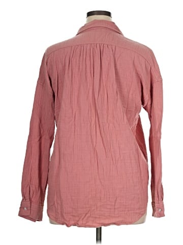 Ann Taylor LOFT Outlet Long Sleeve Button-Down Shirt (view 2)