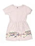 Tea 100% Cotton Graphic Pink Dress Size 6 - photo 1