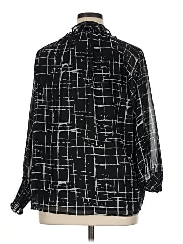Calvin Klein Long Sleeve Blouse (view 2)