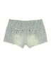 Delia's Metallic Stripes Blue Silver Shorts Size 7 - 8 - photo 2