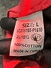 Luvamia 100% Cotton Red Long Sleeve Button-Down Shirt Size L - photo 5