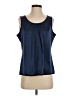 St. John Blue Sleeveless Blouse Size S - photo 1