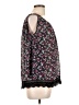 Charming Charlie 100% Polyester Black 3/4 Sleeve Blouse Size L - photo 4