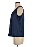St. John Blue Sleeveless Blouse Size S - photo 5