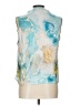Emery Rose 100% Polyester Teal Sleeveless Blouse Size L - photo 2