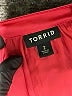 Torrid Red Short Sleeve Blouse Size 2X Plus (2) - photo 7