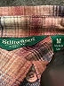 Stillwater Plaid Brown Long Sleeve Button-Down Shirt Size M - photo 7