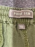 Point Sur Solid Green Linen Pants Size 10 - photo 7