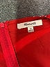 Madewell 100% Polyester Red Cocktail Dress Size 10 - photo 7