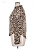 Sweet Rain Animal Print Brown Long Sleeve Blouse Size XL - photo 5