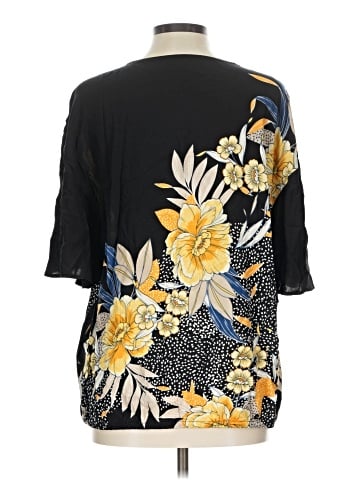 JM Collection 3/4 Sleeve Blouse (view 2)
