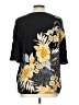 JM Collection Black 3/4 Sleeve Blouse Size L - photo 2