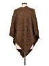 Sahalie 100% Acrylic Brown Poncho Size S - photo 2