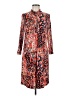 CAbi Print Orange Casual Dress Size M - photo 1