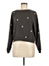 Rebellious. One Polka Dots Gray Pullover Sweater Size M - photo 1