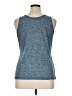 Ideology 100% Polyester Blue Tank Top Size XL - photo 2