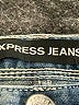 Express Jeans Hearts Blue Jeans Size 25 waist - photo 7