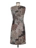 Connected Apparel 100% Polyester Animal Print Gray Cocktail Dress Size 8 - photo 2