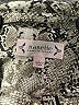 NANETTE Nanette Lepore 100% Polyester Animal Print Silver Long Sleeve Blouse Size L - photo 7