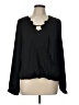 Umgee 100% Polyester Black Long Sleeve Blouse Size L - photo 1