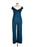 Forever 21 Plus Solid Teal Blue Jumpsuit Size 0X - photo 2