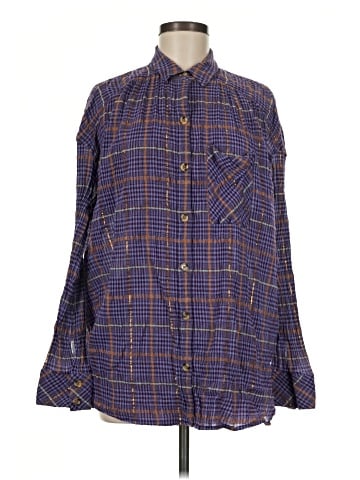 Free People Long Sleeve Button-Down Shirt (view 1)