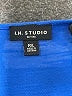 I.N. Studio Blue Short Sleeve Top Size XL Petite - photo 7