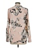 Calvin Klein 100% Polyester Floral Pink Long Sleeve Blouse Size M - photo 2