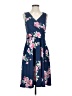 Unbranded Floral Blue Casual Dress Size S - photo 1