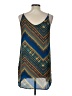 Meraki Chevron-herringbone Blue Sleeveless Blouse Size L - photo 2