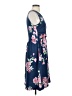 Unbranded Floral Blue Casual Dress Size S - photo 4