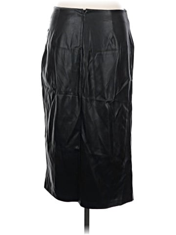 DKNY Faux Leather Skirt (view 2)