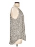 Ann Taylor LOFT Outlet Animal Print Leopard Print Ivory Tank Top Size L - photo 4