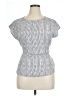 Apt. 9 100% Polyester Tweed Silver Short Sleeve T-Shirt Size 14 - photo 1