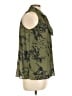 Parker 100% Polyester Green Sleeveless Blouse Size L - photo 4