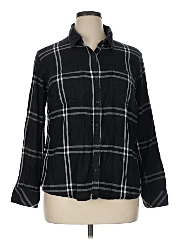 Riders by Lee Long Sleeve Button-Down Shirt (view 1)