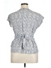 Apt. 9 100% Polyester Tweed Silver Short Sleeve T-Shirt Size 14 - photo 2