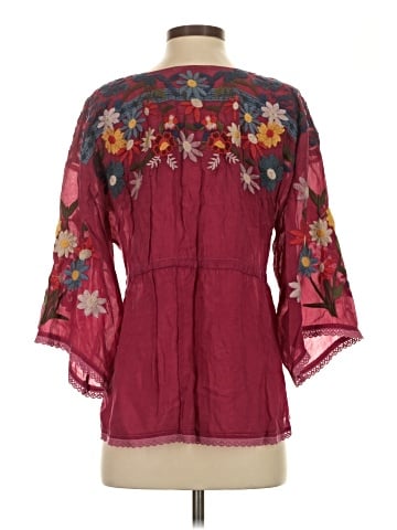 Johnny Was 3/4 Sleeve Blouse (view 2)