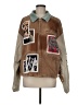 Unbranded Graphic Brown Jacket Size M - photo 1