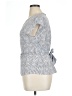 Apt. 9 100% Polyester Tweed Silver Short Sleeve T-Shirt Size 14 - photo 5