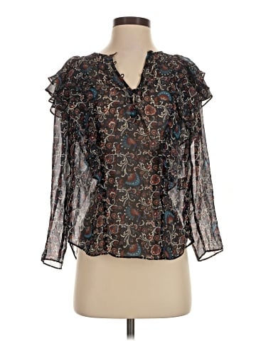 Veronica Beard 3/4 Sleeve Silk Top (view 1)
