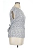 Apt. 9 100% Polyester Tweed Silver Short Sleeve T-Shirt Size 14 - photo 4