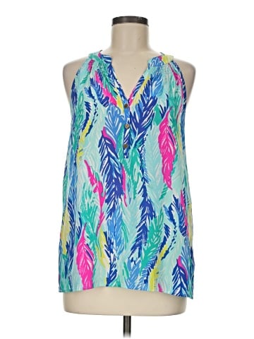 Lilly Pulitzer Sleeveless Silk Top (view 1)