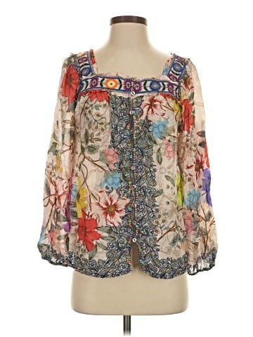 Johnny Was 3/4 Sleeve Blouse (view 1)