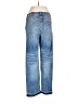 Torrid 100% Cotton Graphic Blue Jeans Size 10R - photo 2