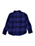 Hanna Andersson 100% Cotton Plaid Blue Long Sleeve Button-Down Shirt Size 5 - photo 1
